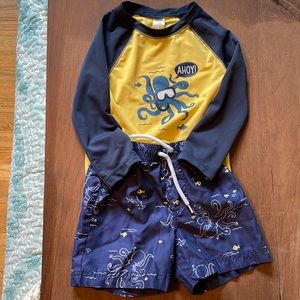 Boys Swim Suit Rash Guard